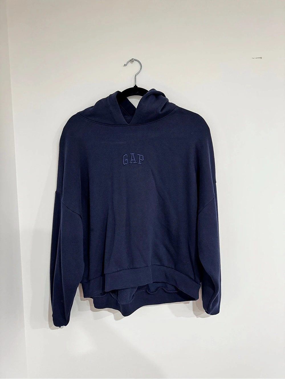 Gap VintageSoft Arch Logo Hoodie Blue